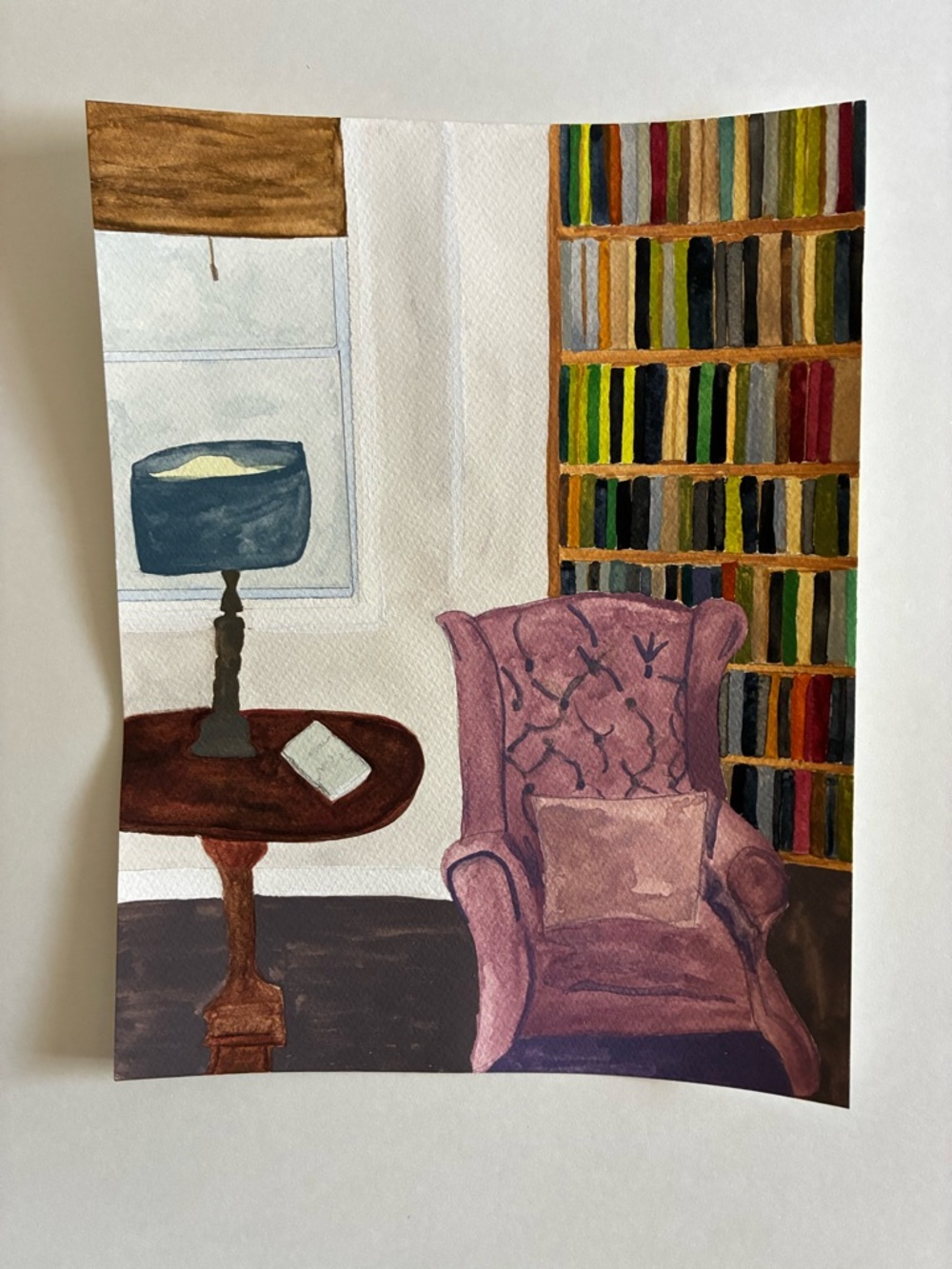 Home Interior Watercolor Art